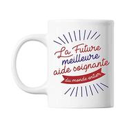 Planetee Mug La future meilleure Aide Soignante du monde entier | Tasse imprimée en France