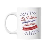 Planetee Mug La future meilleure Médecin du monde entier | Tasse imprimée en France