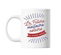 Planetee Mug La future meilleure Notaire du monde entier | Tasse imprimée en France