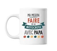 Planetee Mug Ma Mission Motocross Avec Papa | Tasse Imprimée En France