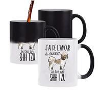 Planetee Mug magique Amour Shih Tzu | Tasse change de couleur avec la chaleur