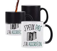 Planetee Mug Magique J'peux pas Accordéon - Tasse Humour