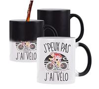 Planetee Mug Magique J'peux pas Cyclisme vélo | Tasse Humour