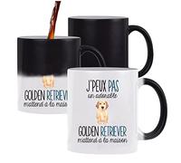 Planetee Mug magique J'peux pas Golden Retriever | Tasse change de couleur avec la chaleur