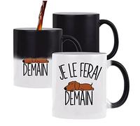 Planetee Mug Magique Teckel Je le ferai demain