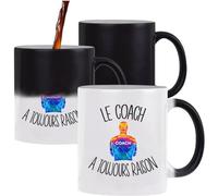 Planetee Mug magique thermoréactif Cochon c'est la vie Éleveur et Éleveuse | Tasse changement de couleur idée cadeau métier anniversaire Noël femme homme