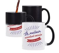 Planetee Mug magique thermoréactif Femme RH ministère magie tasse change couleur chaleur idée cadeau métier anniversaire Noël