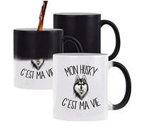 Planetee Mug magique thermoréactif Karaté c'est la vie Karatéka | Tasse changement de couleur idée cadeau métier anniversaire Noël femme homme