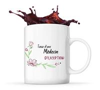 Planetee Mug Médecin d'Exception Femme | Tasse Idée Cadeau Collègue Travail Retraite