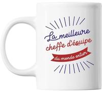 Planetee Mug Meilleure Cheffe (Mug Meilleure Cheffe d'équipe)