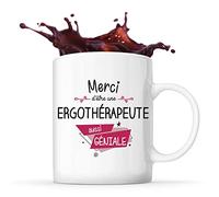 Planetee Mug Merci Ergothérapeute Géniale | Tasse Idée Cadeau Collègue Travail Retraite