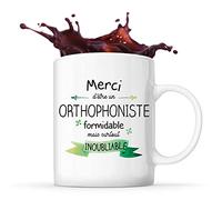 Planetee Mug Merci Orthophoniste Inoubliable Homme | Tasse Idée Cadeau Collègue Travail Retraite