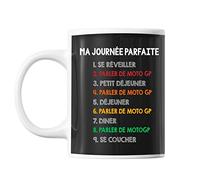 Planetee Mug Moto GP Journée Parfaite | Tasse Humour