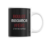Planetee Mug Musculation C'est ma Routine | Tasse Humour