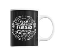 Planetee Mug Naissance Légende 1954 Anniversaire 71 ans | Tasse Anniversaire imprimée en France