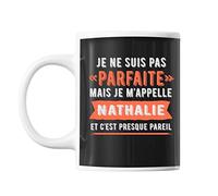 Planetee Mug Nathalie pas parfaite mais presque pareil