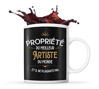 Planetee Mug noir Propriété du Meilleur Artiste
