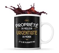 Planetee Mug noir Propriété du Meilleur urgentiste