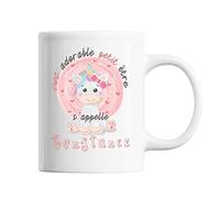 Planetee Mug prénom Constance Licorne | Tasse prénom Mignon pour enfant