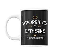 Planetee Mug propriété de Catherine | Tasse prénom humour