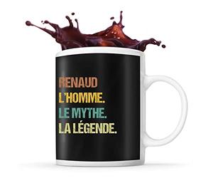 Planetee Mug Renaud Mythe Légende Vintage | Tasse Prénom Cadeau Anniversaire Humour