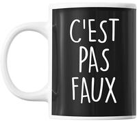 Planetee Mug Répliques (Mug c'est pas Faux Noir)