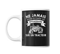 Planetee Mug tracteur Septuagénaire Homme 70 ans