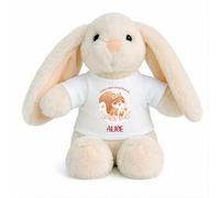 Planetee Peluche Lapin Bébé Doudou Alice Princesse Écureuil Cadeau Naissance Fille Nouveau-Né Baby Shower