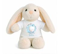 Planetee Peluche Lapin Bébé Doudou Gabin Adorable Etre Éléphant Cadeau Naissance Garçon Nouveau-Né Baby Shower