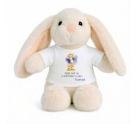 Planetee Peluche Lapin Bébé Doudou Message Maman Lune Prénom Raphael Cadeau Naissance Nouveau-Né Baby Shower