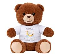 Planetee Peluche Ours Bébé Nounours Thomas Dodo Mouton Cadeau Naissance Nouveau Né Liste de Naissance Premier Âge Enfant