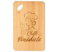 Planetee Planche à découper Cheffe Bénédicte cadeau cuisine crémaillère