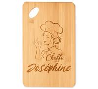 Planetee Planche à découper Cheffe Joséphine cadeau cuisine crémaillère