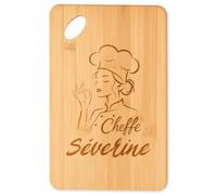 Planetee Planche à découper Cheffe Séverine cadeau cuisine crémaillère