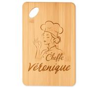 Planetee Planche à découper Cheffe Véronique cadeau cuisine crémaillère