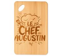 Planetee Planche à découper Le Chef Augustin cadeau cuisine crémaillère