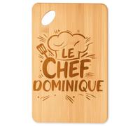 Planetee Planche à découper Le Chef Dominique cadeau cuisine crémaillère