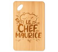 Planetee Planche à découper Le Chef Maurice cadeau cuisine crémaillère