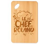 Planetee Planche à découper Le Chef Roland cadeau cuisine crémaillère homme
