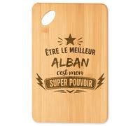 Planetee Planche à découper Meilleur Alban Super Pouvoir cadeau cuisine