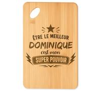 Planetee Planche à découper Meilleur Dominique Super Pouvoir cadeau