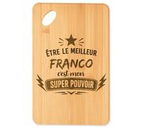 Planetee Planche à découper Meilleur Franco Super Pouvoir cadeau cuisine