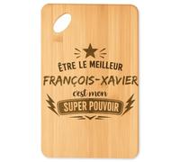 Planetee Planche à découper Meilleur François-Xavier Super Pouvoir cadeau