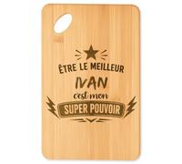 Planetee Planche à découper Meilleur Ivan Super Pouvoir cadeau cuisine