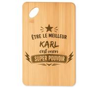 Planetee Planche à découper Meilleur Karl Super Pouvoir cadeau cuisine
