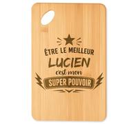 Planetee Planche à découper Meilleur Lucien Super Pouvoir cadeau cuisine