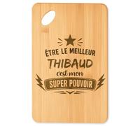 Planetee Planche à découper Meilleur Thibaud Super Pouvoir cadeau cuisine