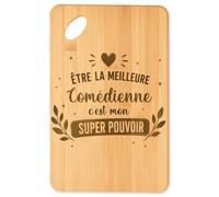 Planetee Planche à découper Meilleure Comédienne Super pouvoir cadeau