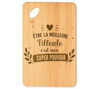 Planetee Planche à découper Meilleure Filleule Super pouvoir cadeau