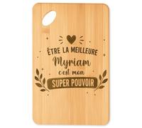 Planetee Planche à découper Meilleure Myriam Super pouvoir cadeau cuisine